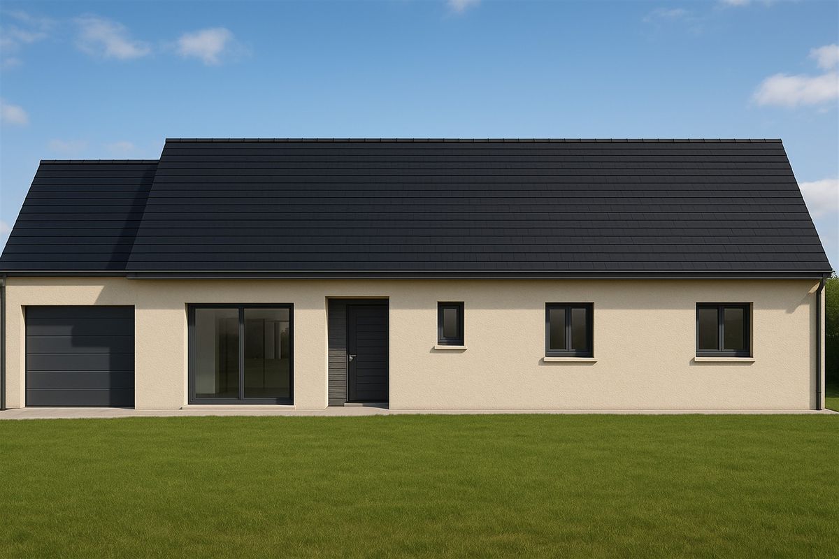 Notre plus grand modèle de la gamme Manon, 115 m², 4 ch et garage.