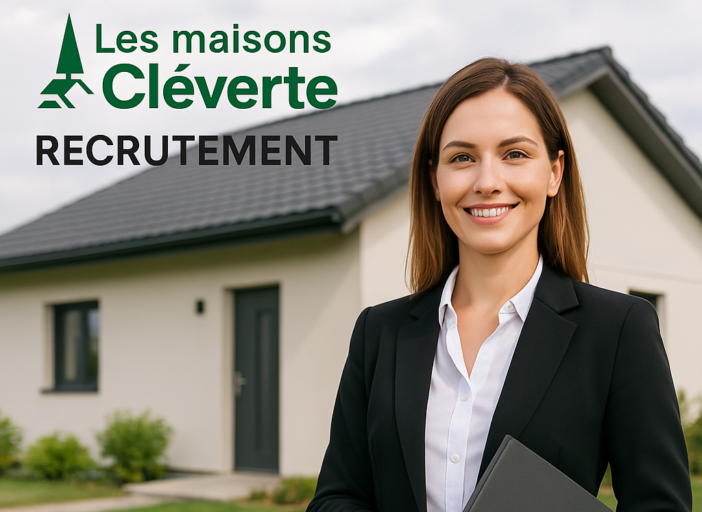 Recrutement : Commercial(e) en maisons individuelles – Les Maisons Cléverte